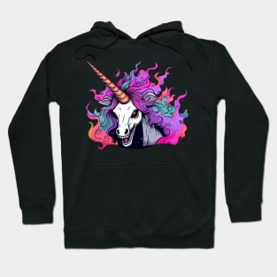 evil unicorn Hoodie
